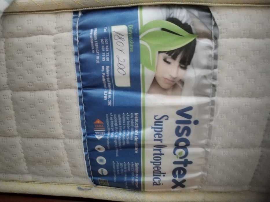 Pat matrimonial lemn masiv