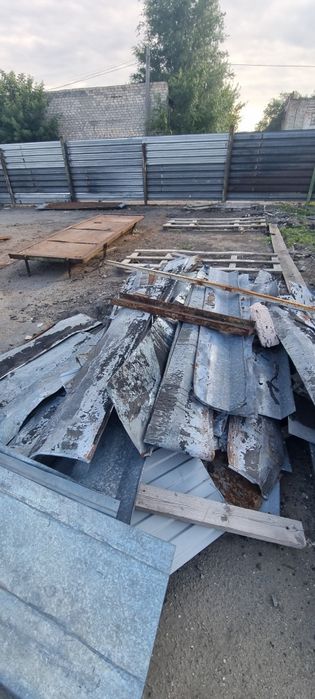 Продам жесть оцинкованную б/у