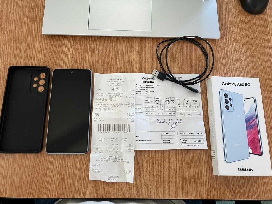 Samsung A53 5G * Dual Sim * 6 GB * 128 GB RAM* Awesome Blue