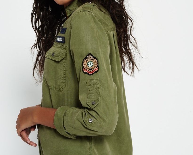 Дамска милитъри риза Super Dry размер XS