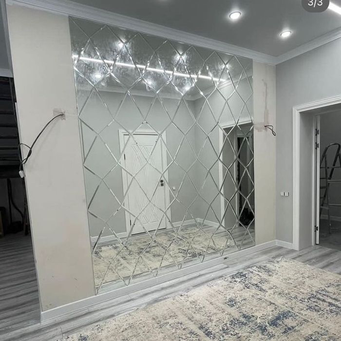 Фацетные зеркало. Зеркало панно