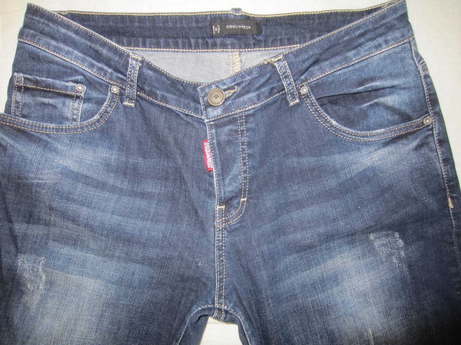 Blugi dama Dsquared2, masura W30 L28, Talie=86cm,model Boyfriend, croiala skinny, 98%Bumbac+2%Lycra, stare f. buna
