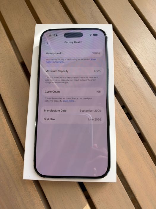 iPhone Air Sky Blue 256GB 100% с Гаранция