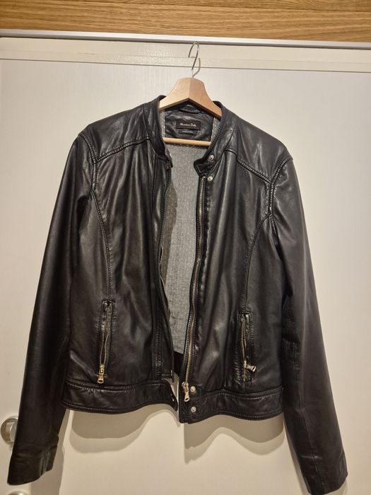 Geaca piele dama Massimo Dutti