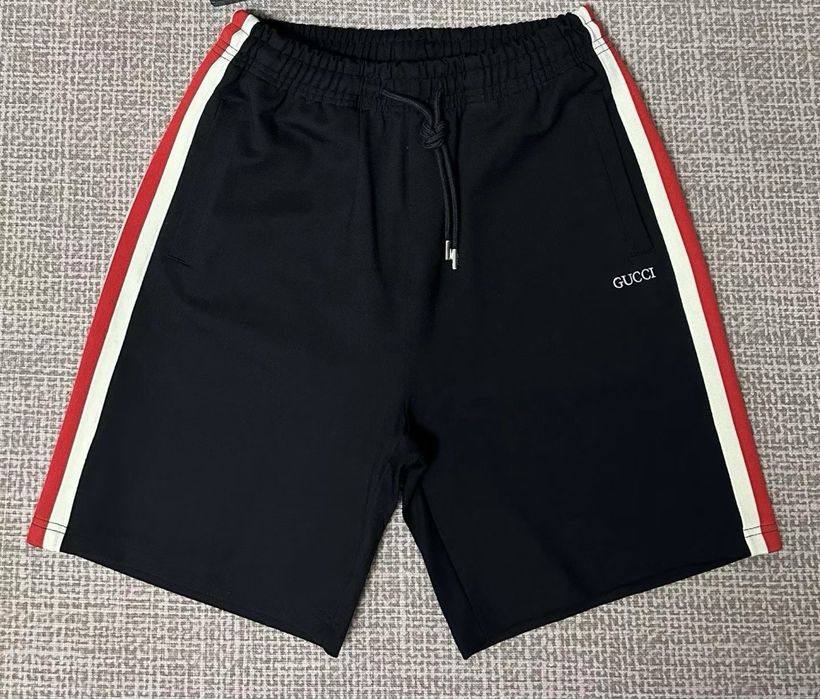 Pantaloni Scurți Gucci Alb Calitate Premium  White [Verificare Colet] Short Bermude