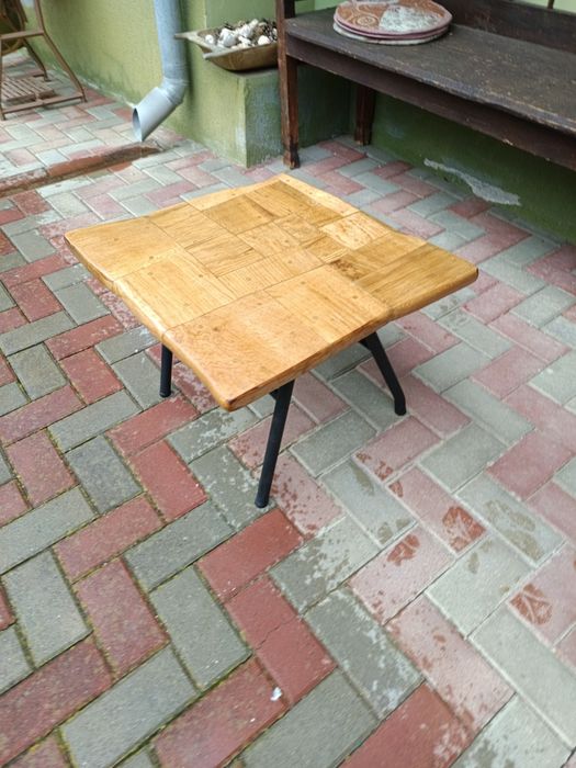 Masa cafea stejar și paltin
