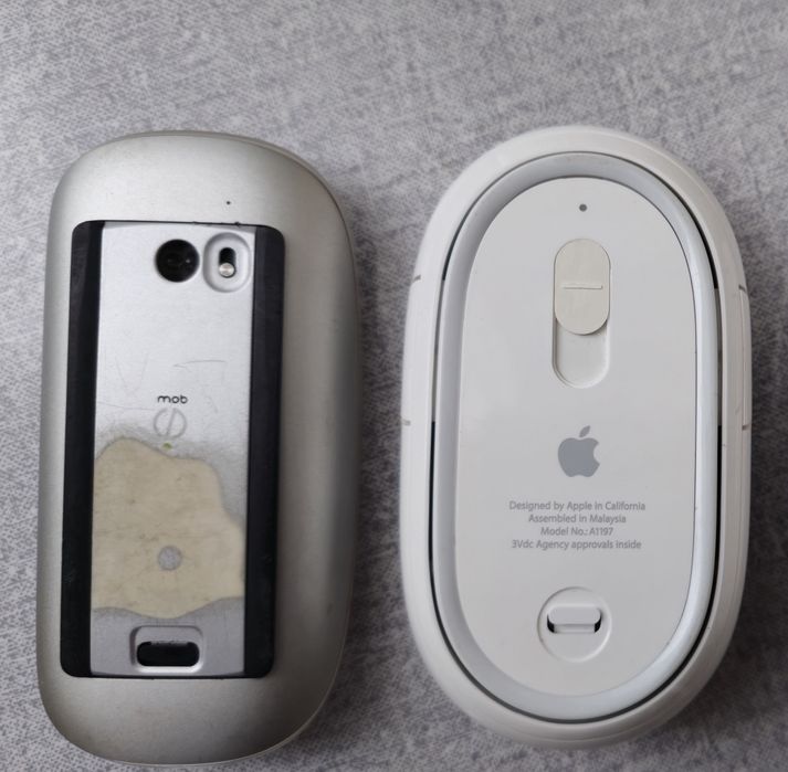 Различни модели мишки Apple mouse