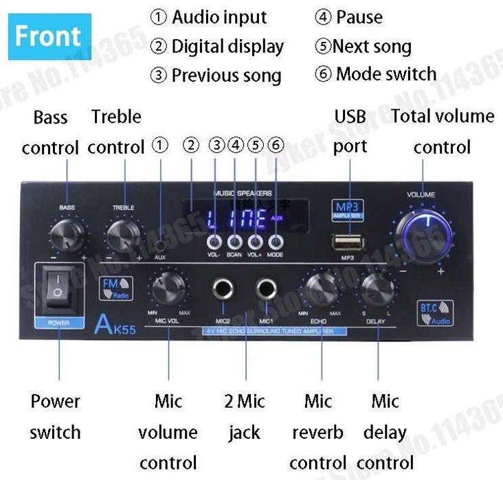 Продавам усилвател АК-55