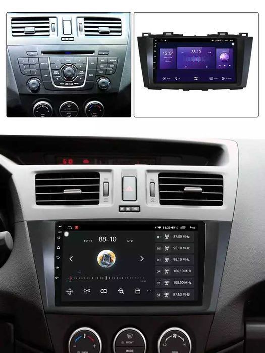 NAVIGATIE Android 14 Mazda 5 2010-2017 1/8 Gb Waze CarPlay + CAMERA