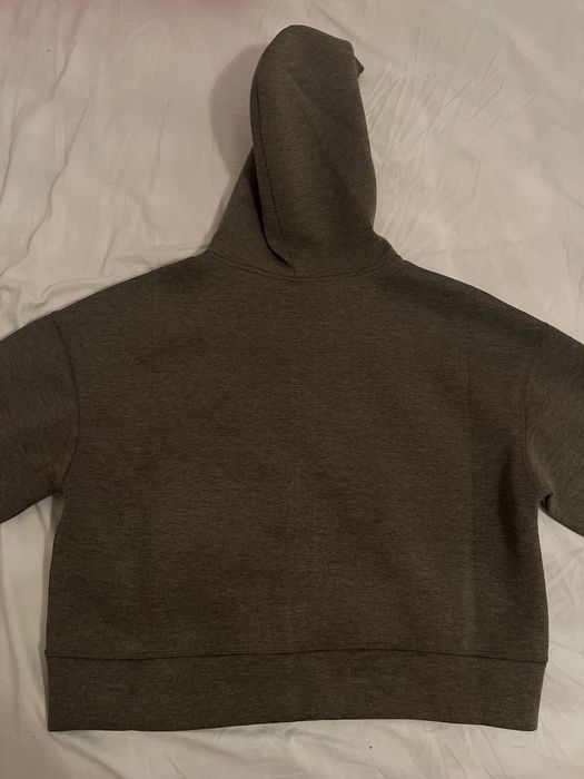 Bershka сив neoprene суичър с цип