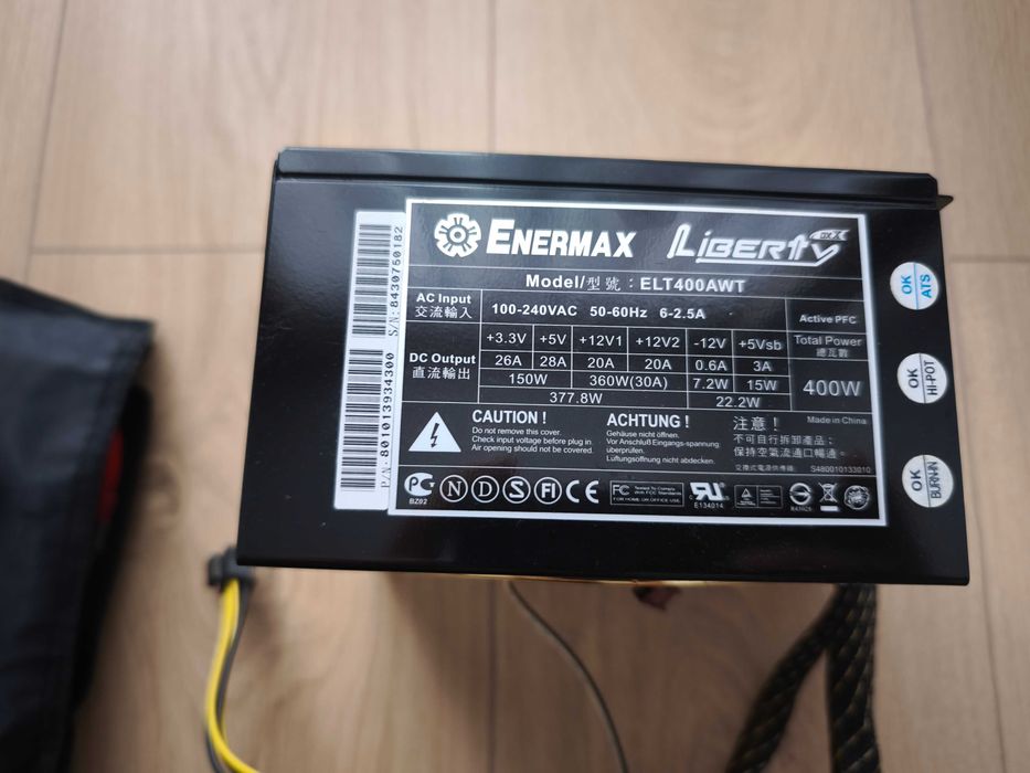 Sursa Modulara Enermax Liberty ELT400AWT 400w