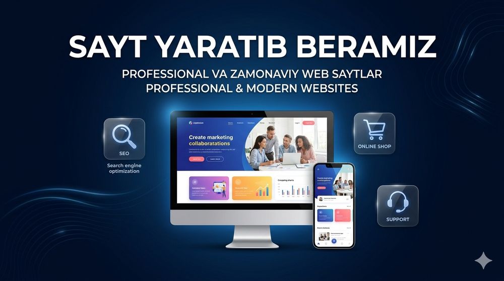 Web sayt yaratish xizmati