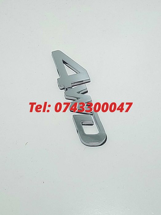 Ornament Emblema 4Wd, Argintiu