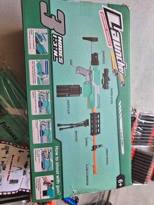 Pușcă electrica  automata Pt copii / originala uk, SUPER OFERTA