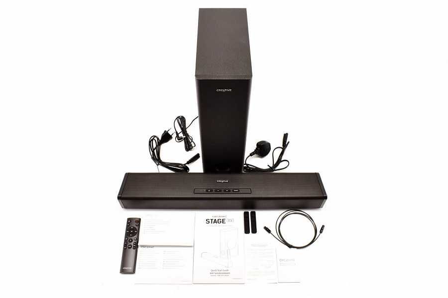 Creative Stage 360 – 2.1 Soundbar с Dolby Atmos, Bluetooth | Нов | 24 месеца гаранция