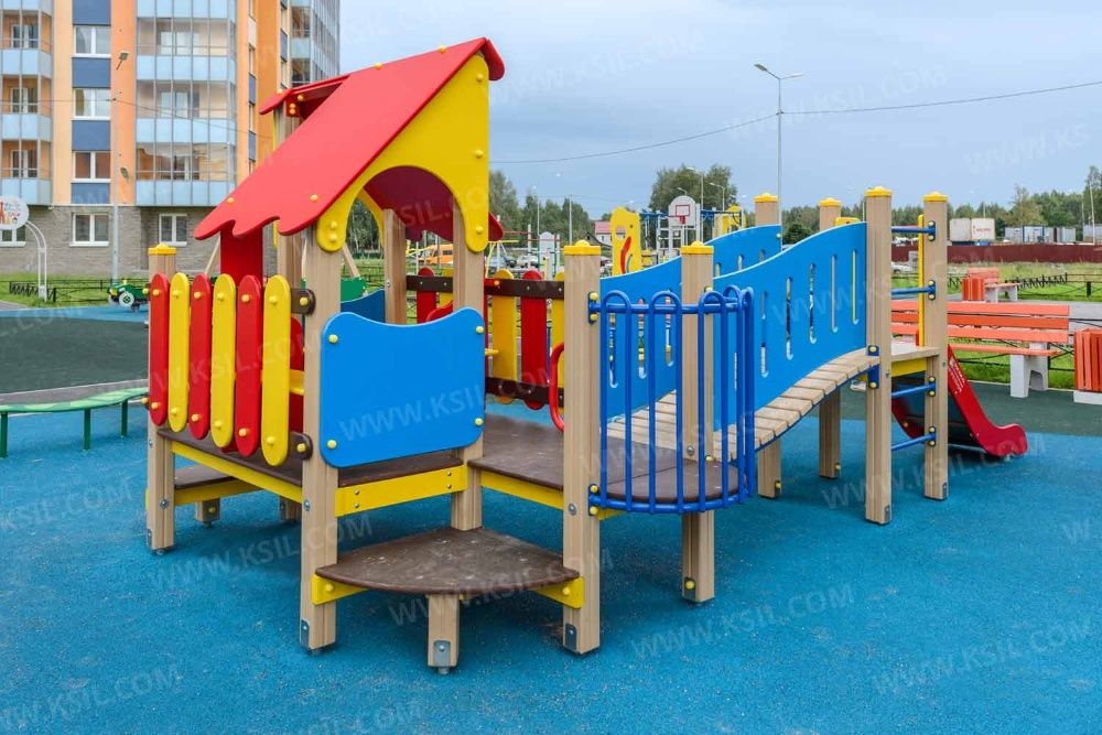 Детские площадки KSIL Болалар майдончаси - качели, карусели, воркаут