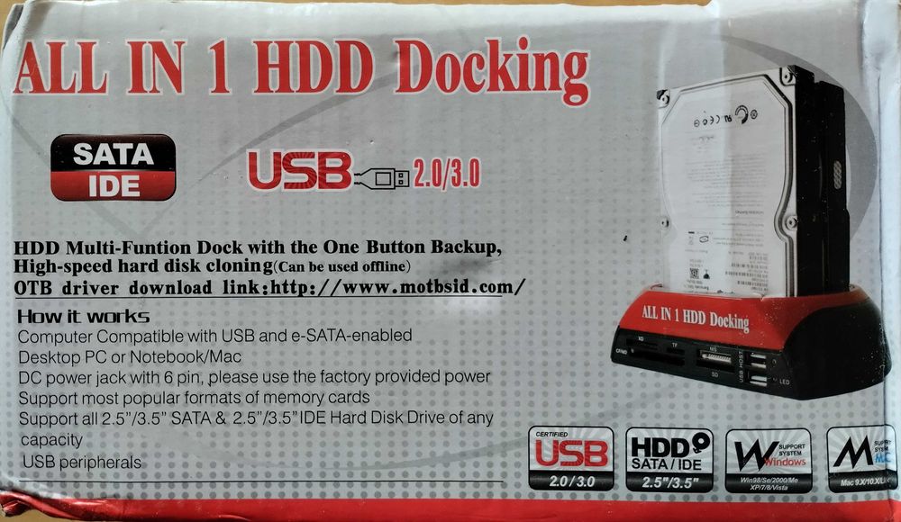 Док-станция для жесткого диска