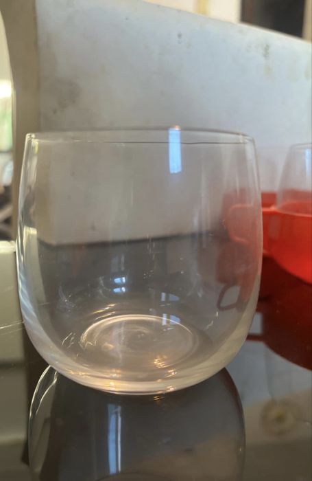 Чисто нови стъклени стъкани подстакани чаши от соц