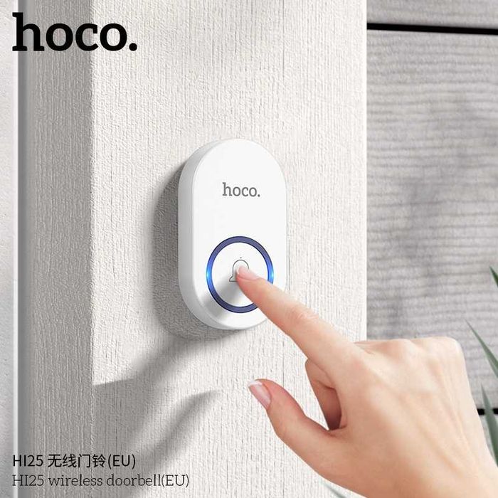 Hoco HI25 Беспроводной дверной звонок Wireless doorbell (евростандарт)