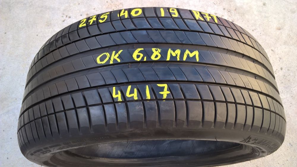 O anvelopa vara 275 40 19 michelin primacy 3 zp run flat profil 6,8 mm