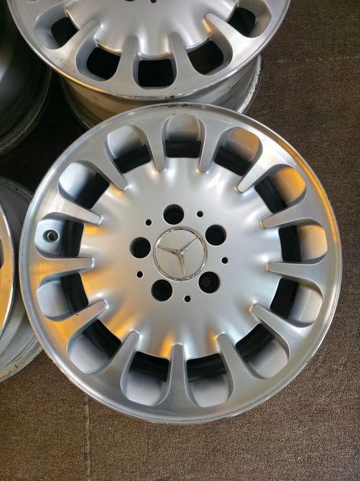 4 Jante Aliaj 5x112 16'' 7.5J ET 42 - OEM Mercedes E-Class W211 - W124 - SL 129R - Impecabile