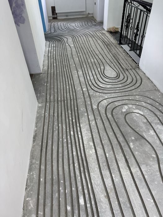 Incalzire in pardoseala prin canelare fara inaltare