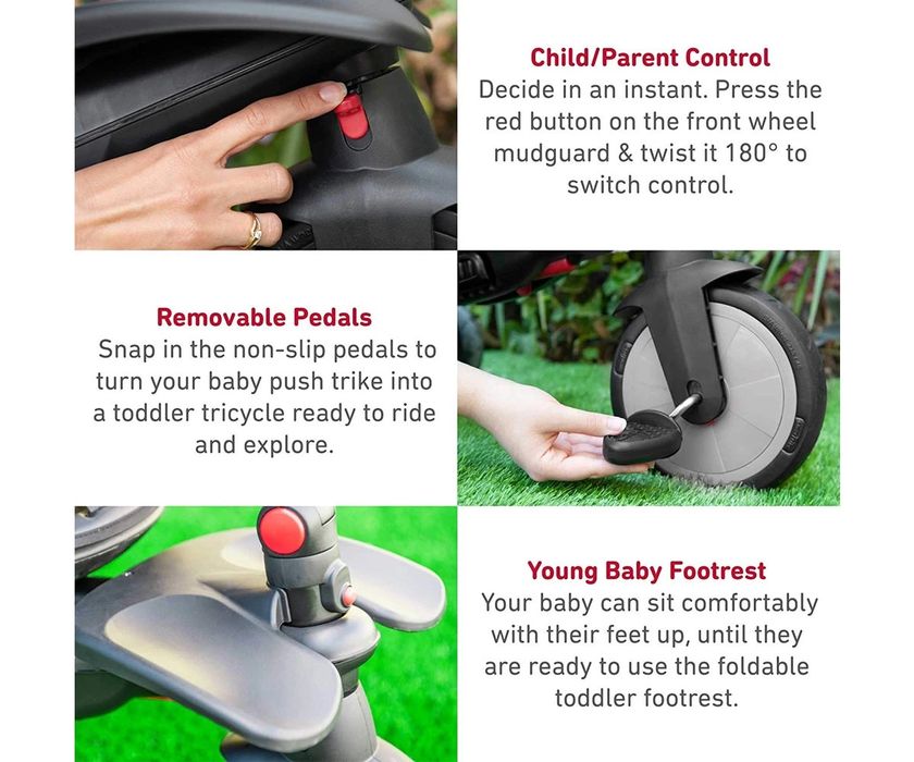 smartTrike сгъваема триколка 7-в-1 smarTfold