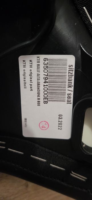 Șa KTM Rally originală – KTM 890 Adventure / R