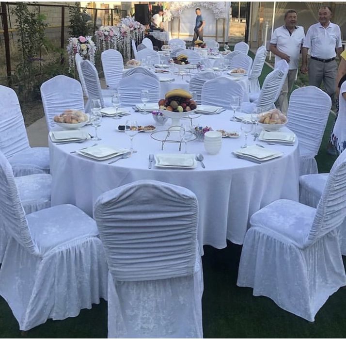 Прокат столы и стулья, посуды и оформление