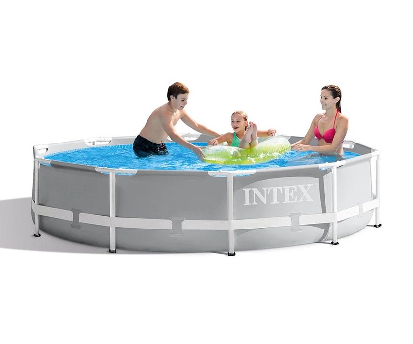 Сглобяем басейн INTEX Prism Frame с филтърна помпа, 305 х 76 см.