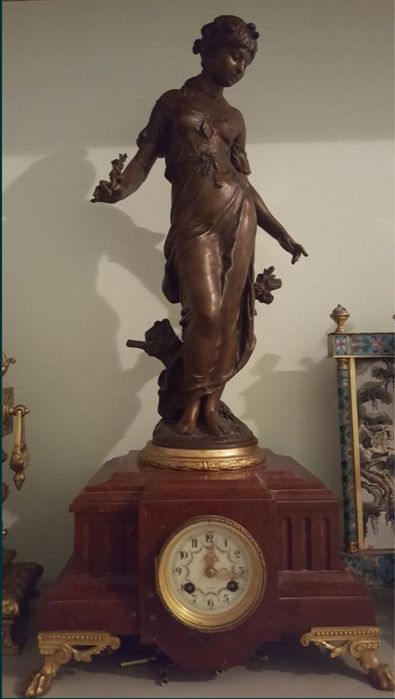 Антикварные Каминные часы