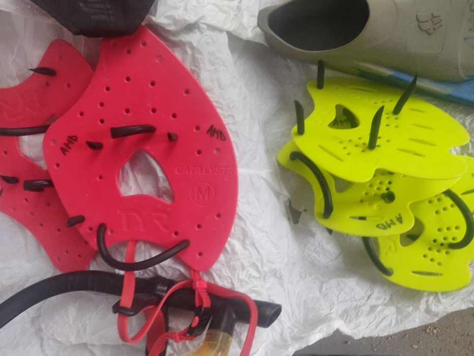 Padele inot, labe inot 44-45, tub snorkeling TYR, ham.