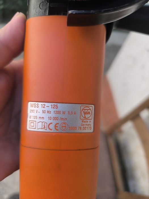 Ъглошлайф Fein WSS 12-125 ,1200W