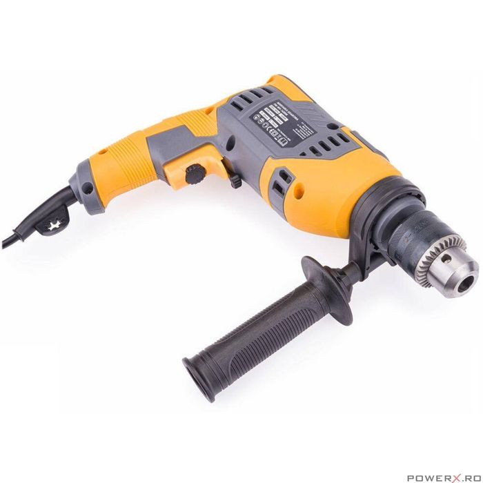 Masina pentru gaurit lemn, fier, 1600 W, bormasina electrica, Powermat