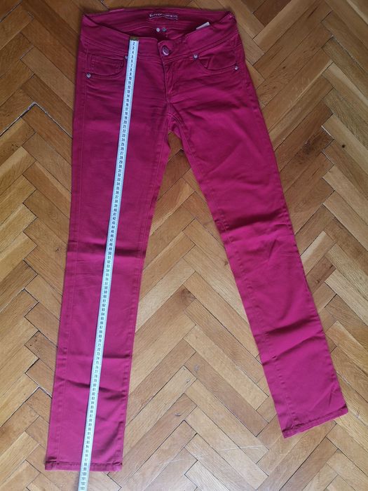 Blugi drepți Terranova, mărime XS/S, culoare fuchsia