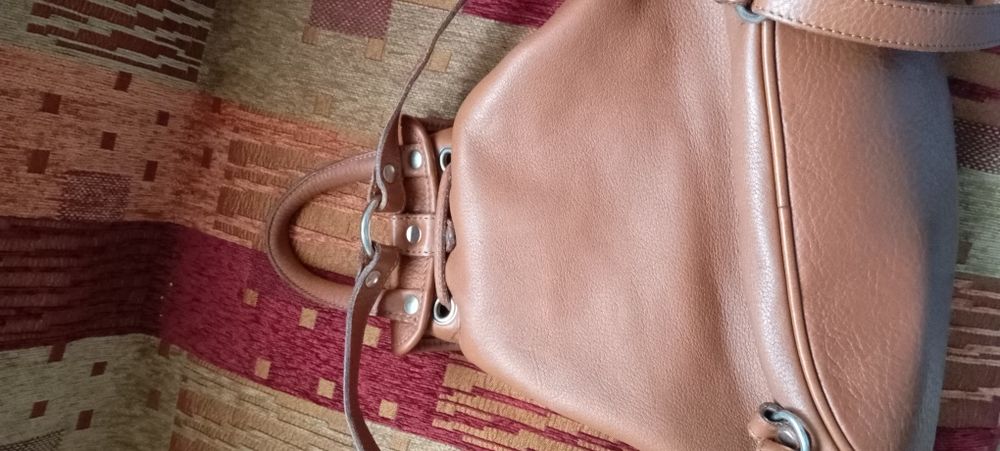 Rucsac, geanta piele naturala