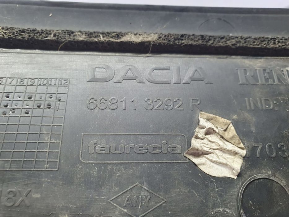 Grila stergatoare parbriz 668113292r Dacia Logan 2 (2013 - 2016) 1.5 dci K9K612