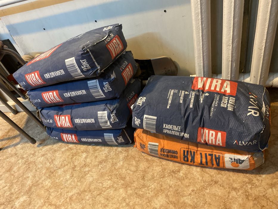 Кафельный клей 5мешков