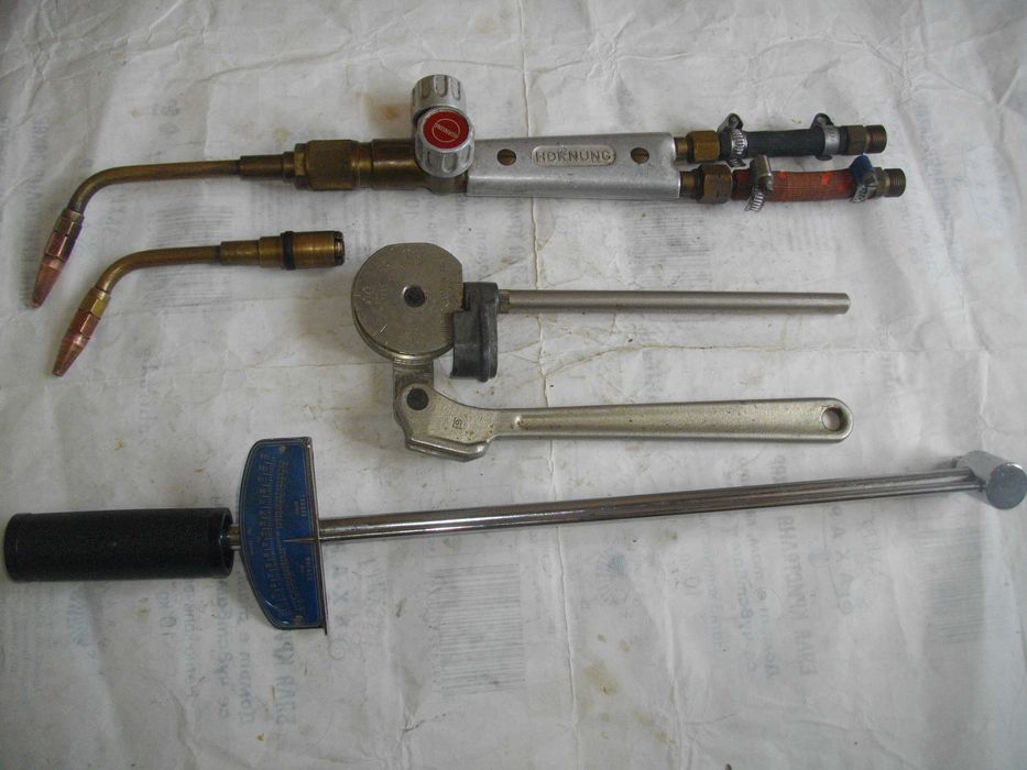 Немски резак оксижен 2 рамена/Динамометричен ключ/ Тръбогиб 12мм VIRAX