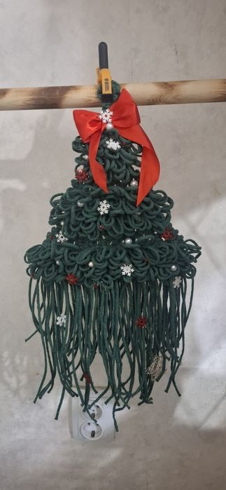 Новогодняя подвеска на дверь