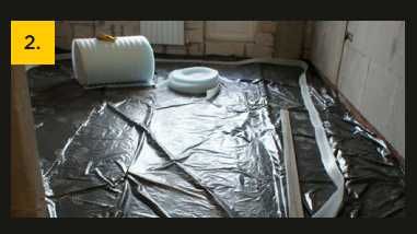 Полусухая стяжки пола