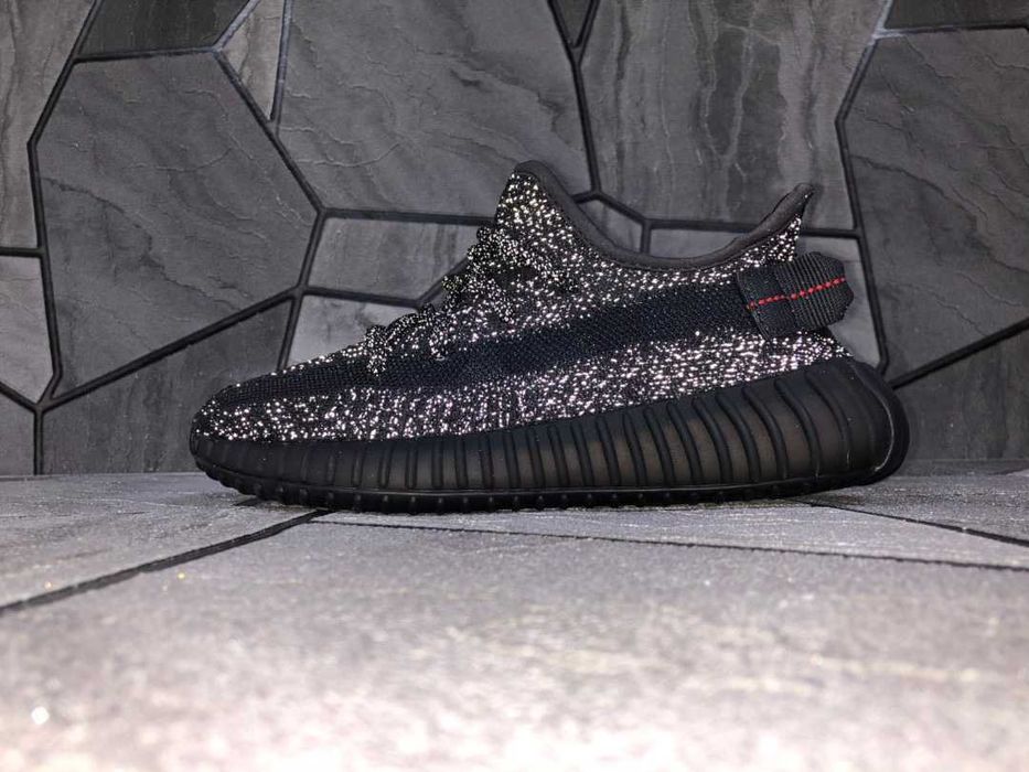 Adidas Yeezy Boost 350 Black Reflective Мъжки Дамски Маратонки 36-47