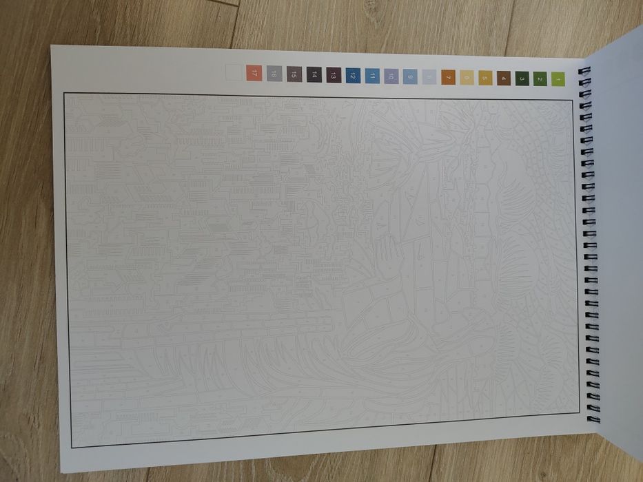 Комплект за рисуване, оцветяване по номера + ПОДАРЪК пъзел