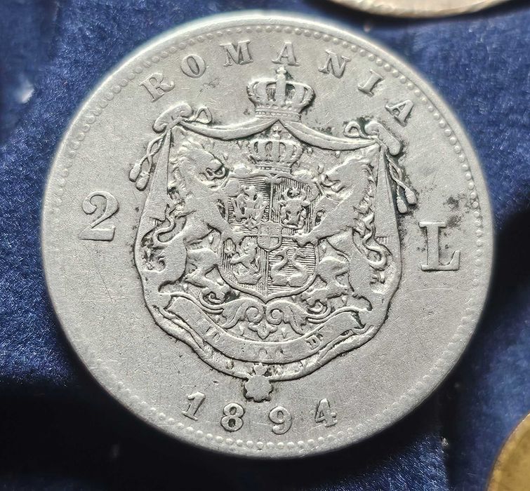 2 lei 1894 moneda mai rara