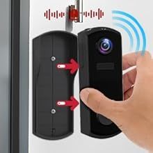 Безжичен Smart видеозвънец , звънец с камера умен дом смарт звънец