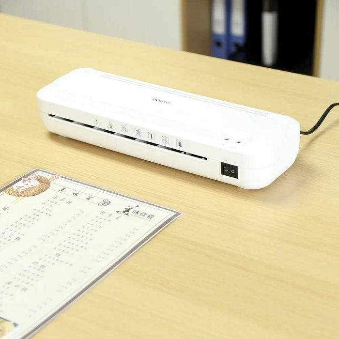 Deli ламинатор 2132, формат А4, белый