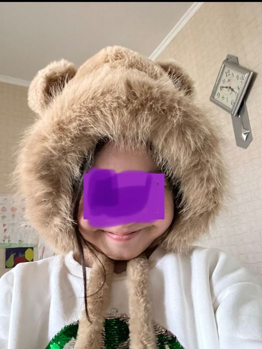 Шапка для девочке до 8 лет