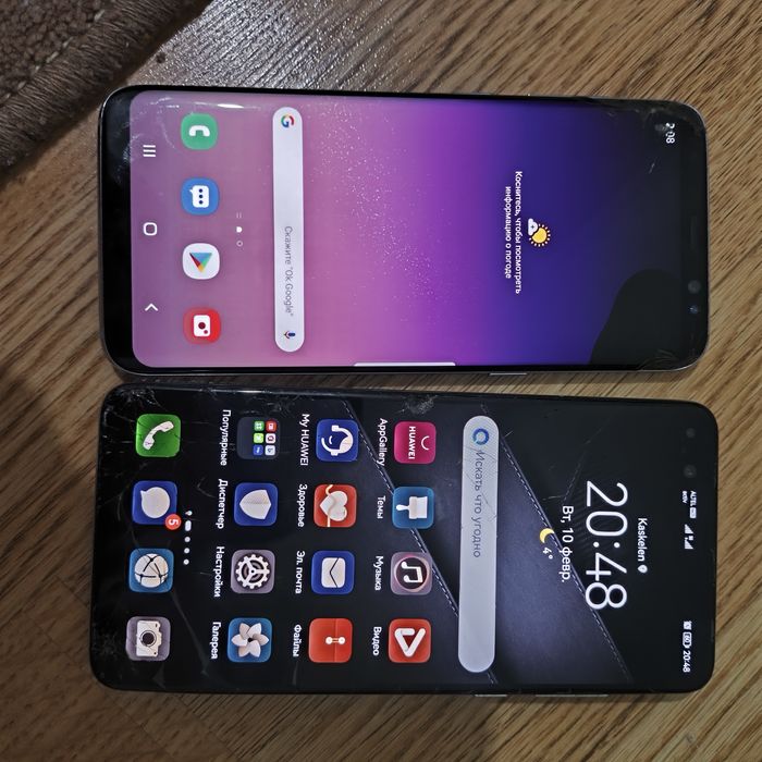 Samsung S 8 64Gb с трещинами рабочие