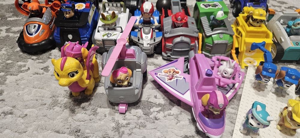 Colectie Paw Patrol  - Masini si figurine - aproape toate personajele