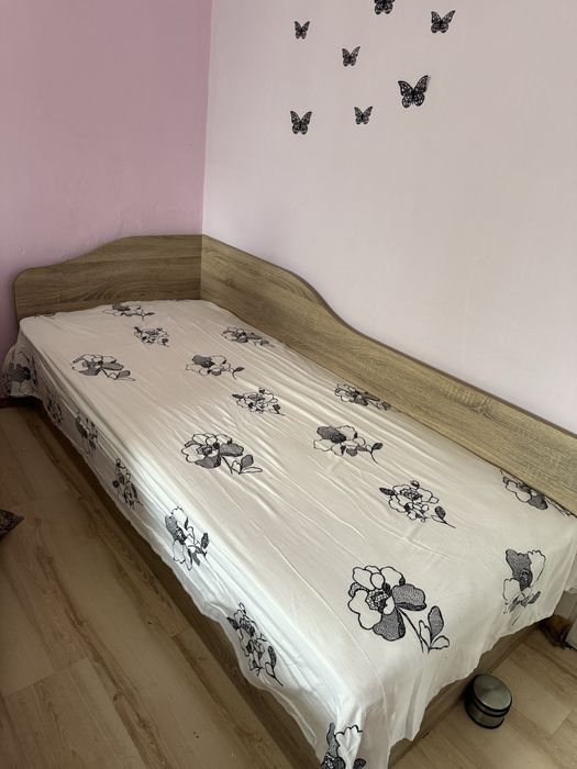 Единично легло с повдигащ механизъм+матрак